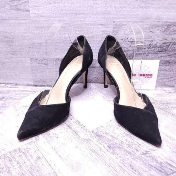 ASOS D'Orsay Pointed Toe Pump Black sz 7 UK Women's sz 9.5 US - Picture 5 of 9
